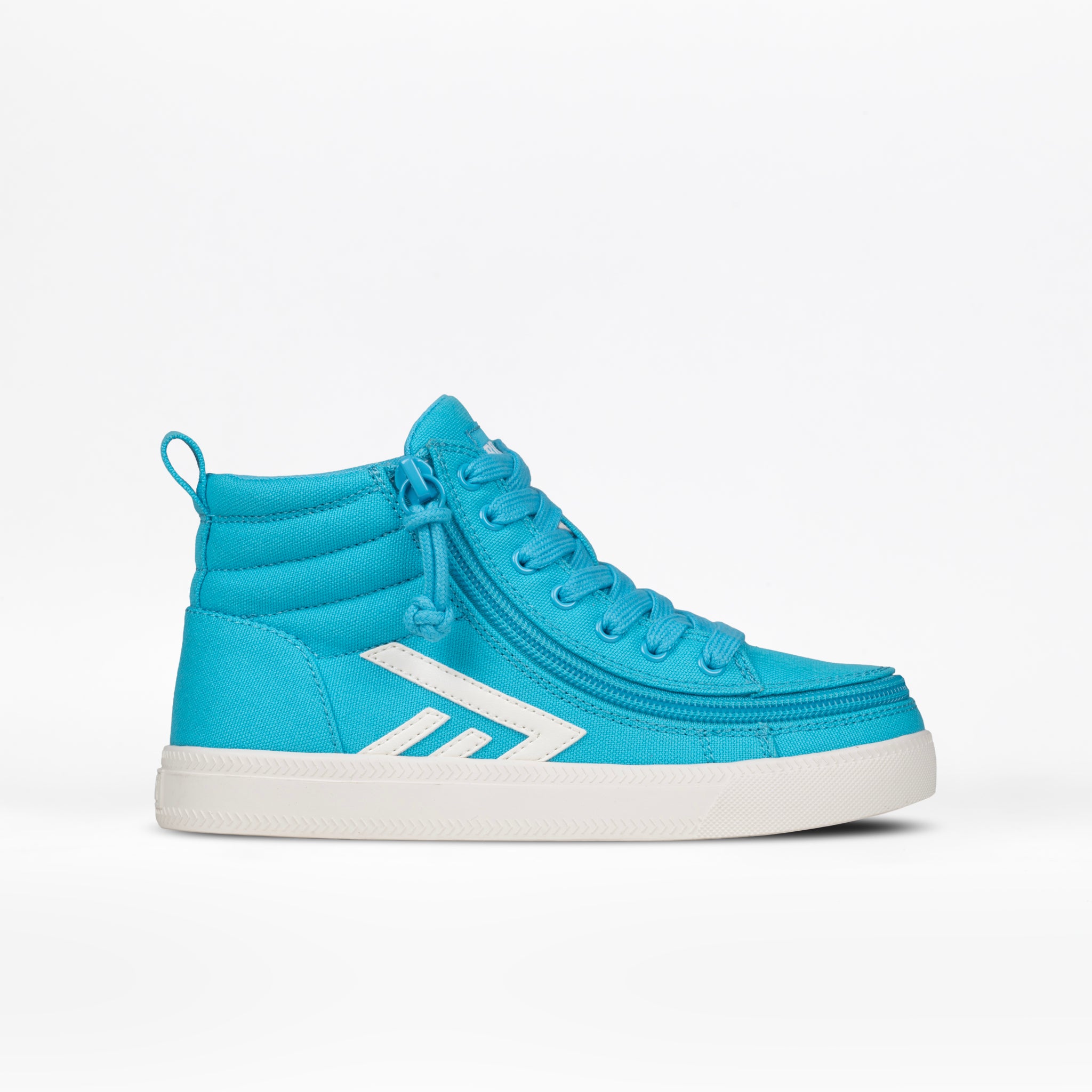 Billy Footwear (Toddlers)  - High Top Turquoise / White CS Canvas Shoes