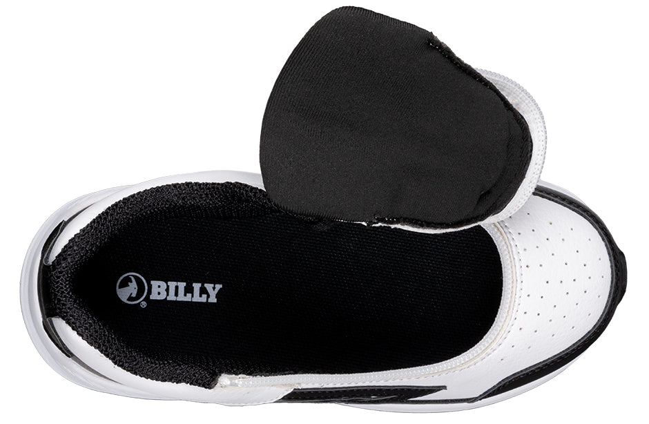 Billy Footwear (Toddler) - Goat Hoop White/Black