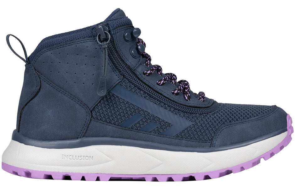 Billy Footwear (Womens) -  Inclusion Trail Boot Navy/Purple