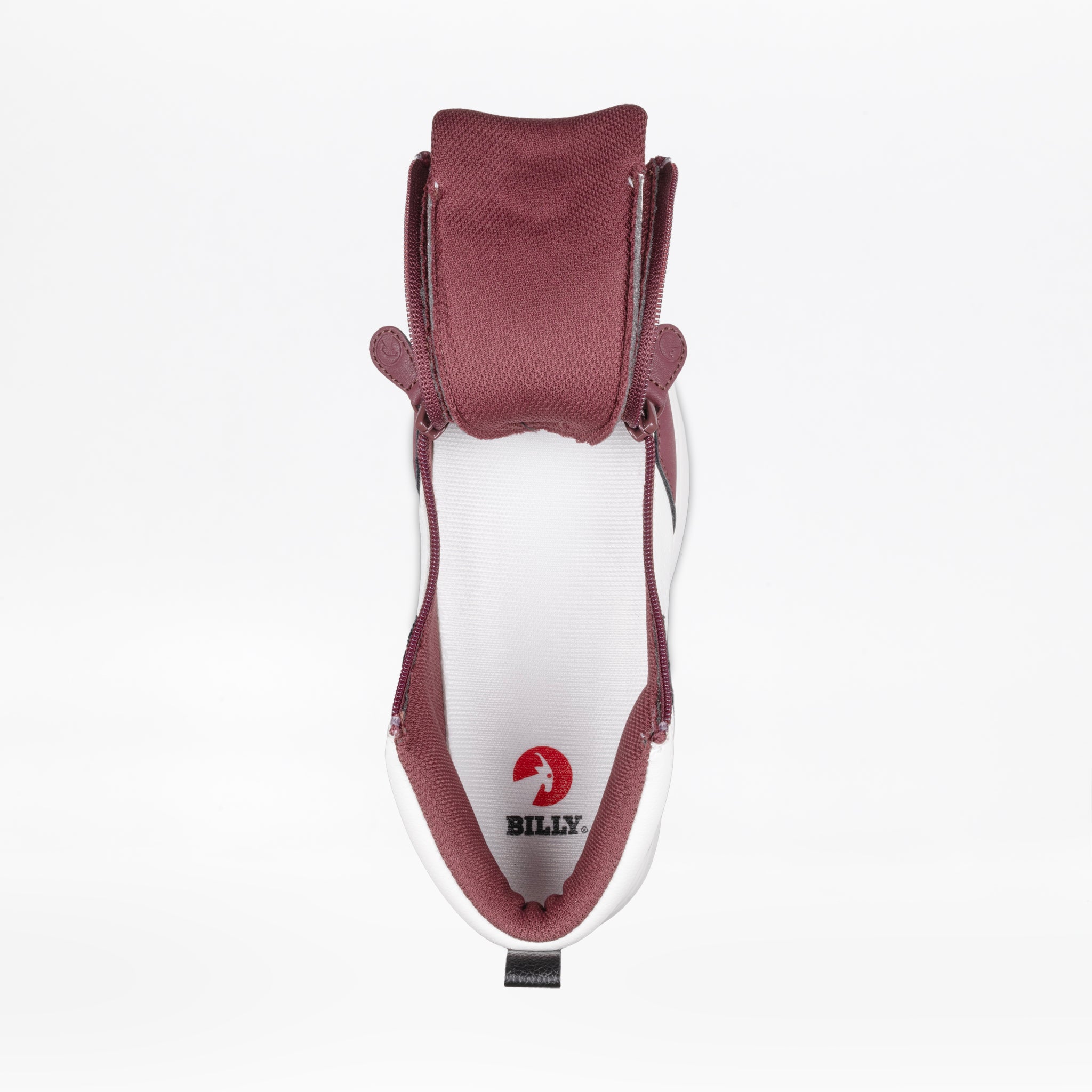 Billy Footwear (Womens) - High Top White/Wine/Black Comfort DZ