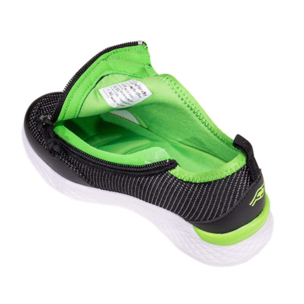 friendly_shoes_footwear_adaptive_shoes_black_lime_kids_special_kids_company_open_zip