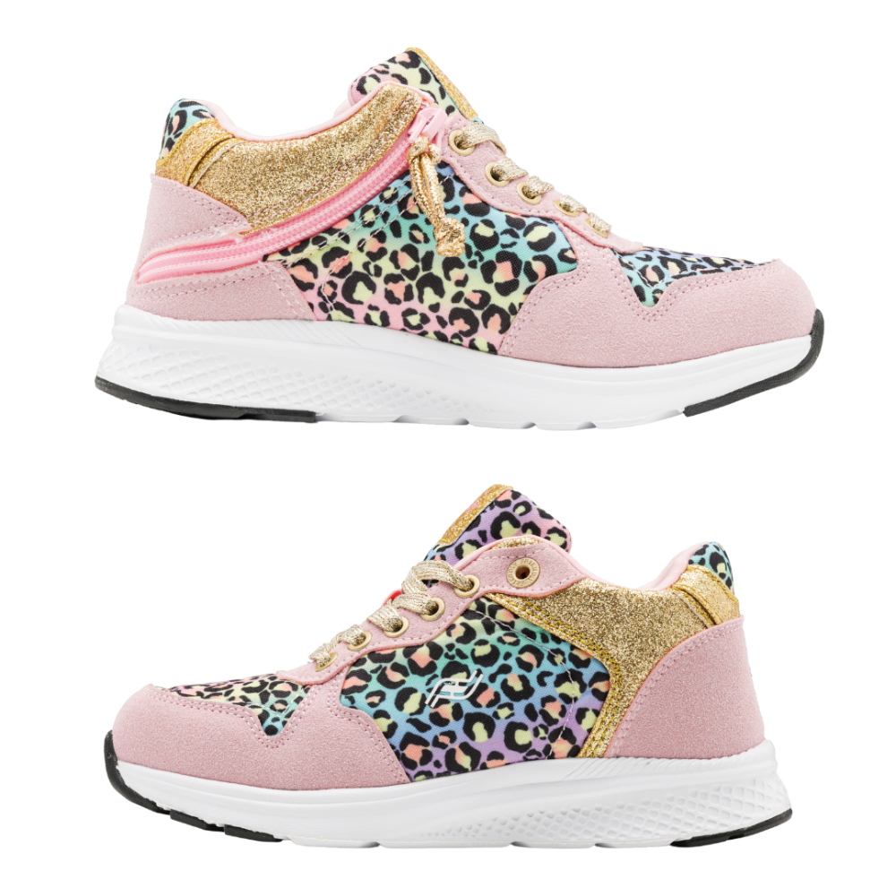 Friendly Shoes Excursion Kids Rainbow Leopard