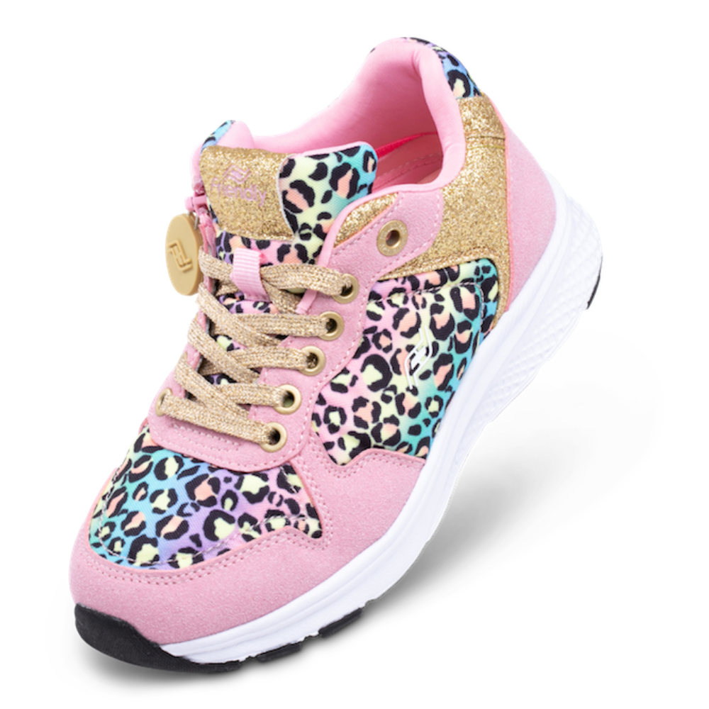 Friendly Shoes Excursion Kids Rainbow Leopard