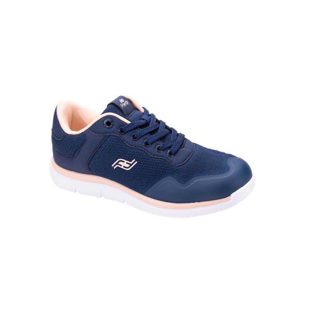 Friendly Shoes Voyage (Womens) - Navy Peach