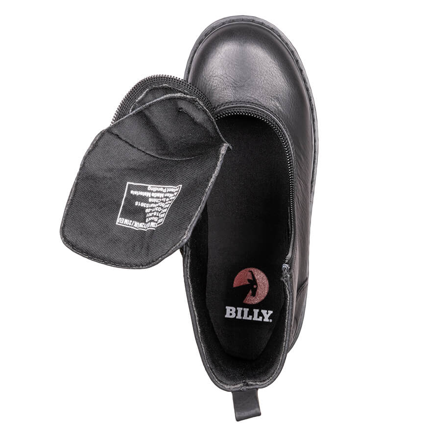 Billy Footwear (Kids) - Boot 2 - Short Wrap Faux Leather - Black