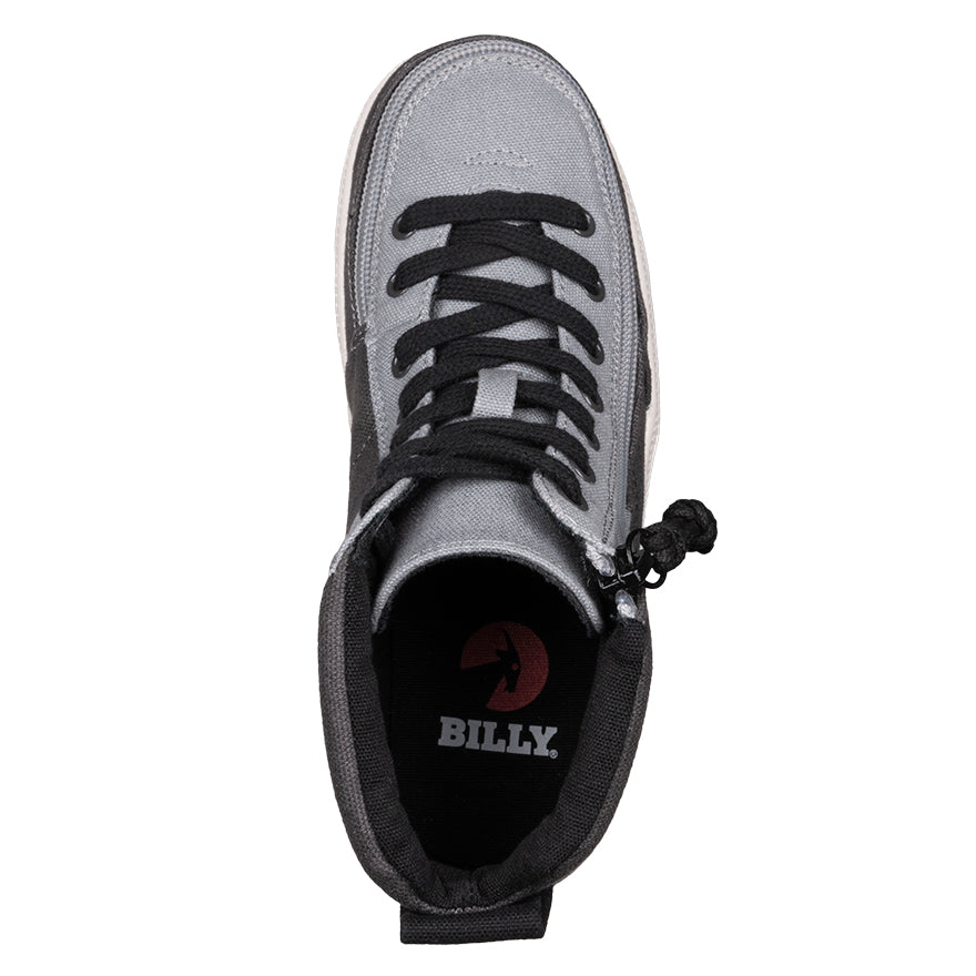 Billy Footwear (Kids) - Street Canvas Grey Colour Block