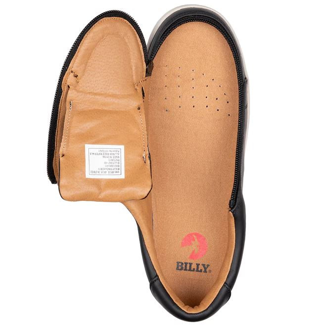 Billy Footwear D|R Fit (Women's) - Sneaker II Faux Leather -  Black