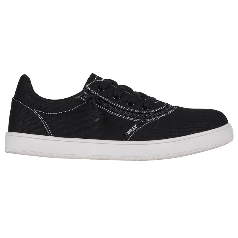 Billy Footwear Wide Fit (Men's) - Sneaker II - Short Wrap Canvas - Black