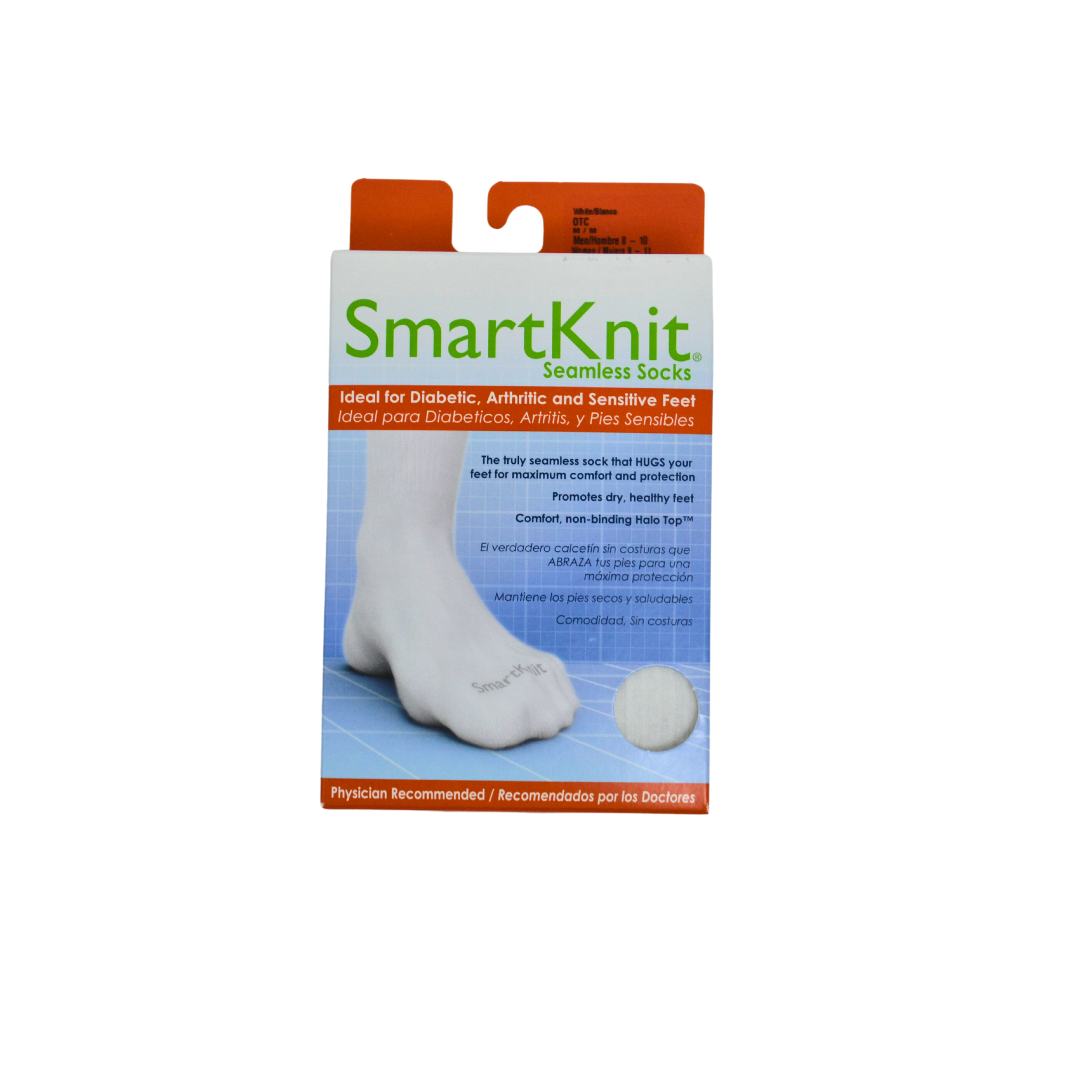 SmartKnit - Adult Seamless Sensitivity Socks - Mini Crew