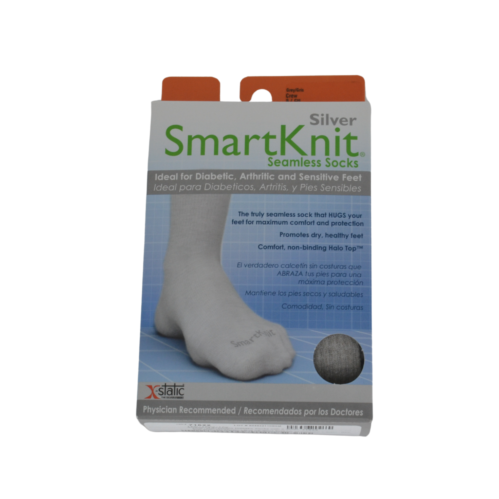 SmartKnit - Adult Seamless Sensitivity Socks - Crew
