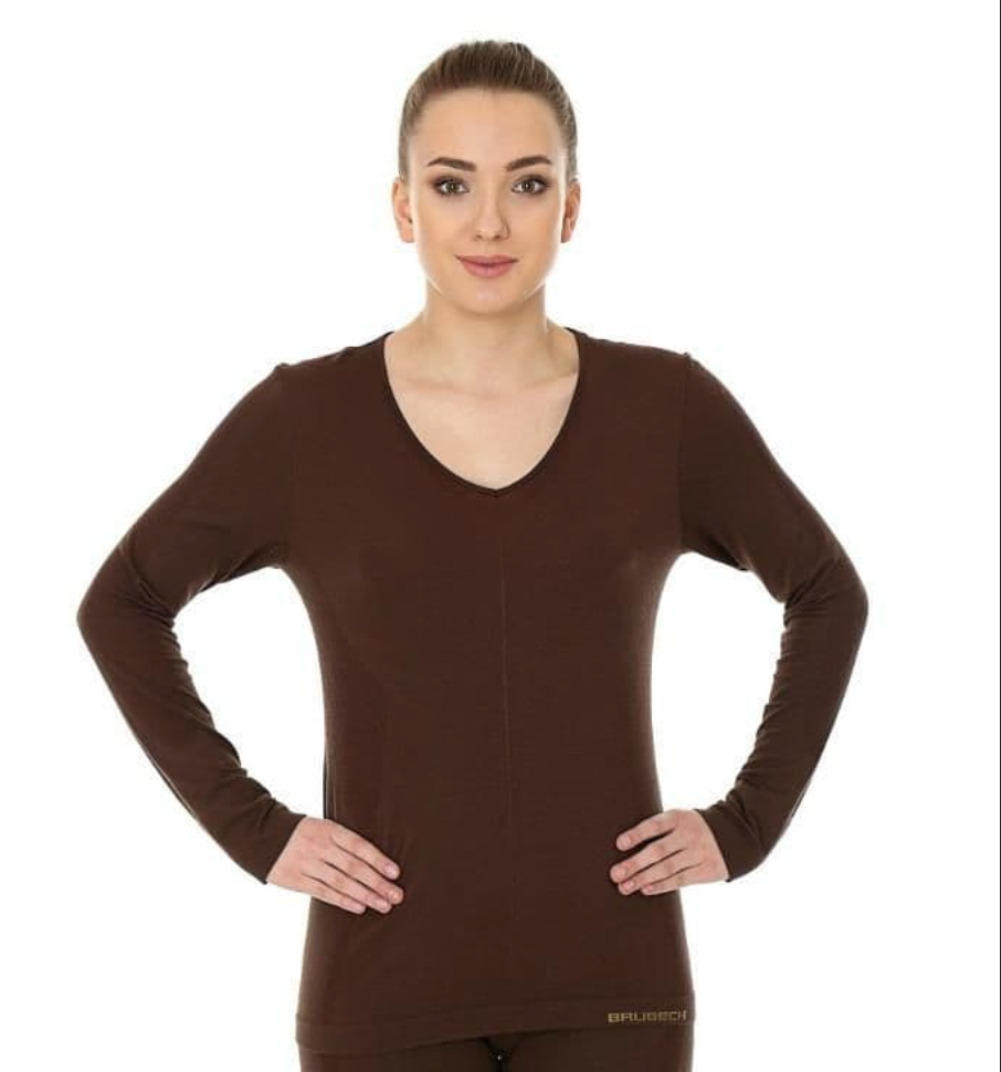 Brubeck Comfort Night Ladies Pyjama Leisure Long Sleeve Top Sensory Smart