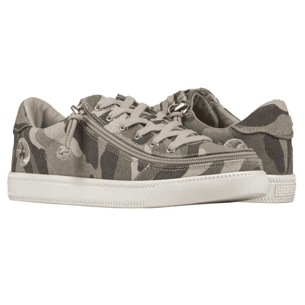 BILLY FOOTWEAR (WOMENS) - LOW TOP NATURAL CAMO CANVAS SHOES*