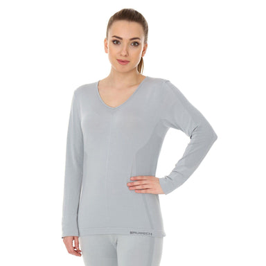 Brubeck Comfort Night Ladies Pyjama/Leisure Long Sleeve Top. Grey. RRP £37