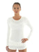 Brubeck Comfort Wool - Ladies Long Sleeve Vest - Merino Wool blend. CREAM. - see offers