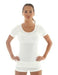 Brubeck Comfort Wool - Ladies Short Sleeve Vest - Merino Wool blend. CREAM - see offers