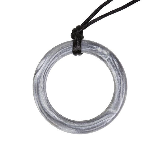 Realm Rings Necklace - 'Alloy' - Silver