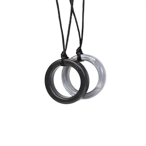 Realm Rings Necklace - 'Alloy' - Silver