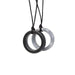 Realm Rings Necklace - 'Alloy' - Silver