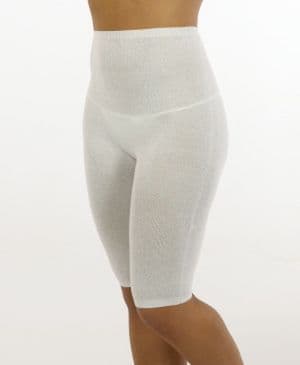 Base layer short tights in color white